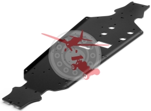 Aluminum Anodized Chassis 7075 3mm Black (HPI 101791)