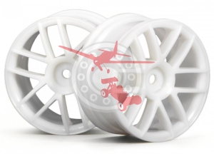 Split 6 Wheel 26mm White 2 Pcs. (HPI 3795)