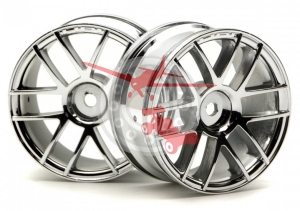 Split 6 Wheel 26mm chrome 2 Pcs. (HPI 3797)