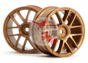 Split 6 Wheel 26mm Gold 2 Pcs. (HPI 3798)