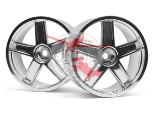 LP29 Wheel MF Type Chrome 3mm Offset 2 Pcs. (HPI 33476)