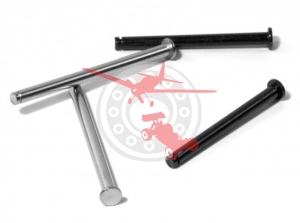 Flange Shaft Set 3x36mm/3x42mm 4 Pcs. (HPI A281)