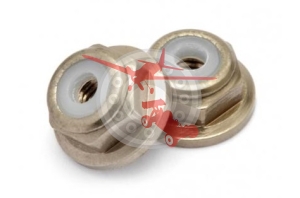M2 Flanged Nut 10 Pcs. Grey (ED130021)