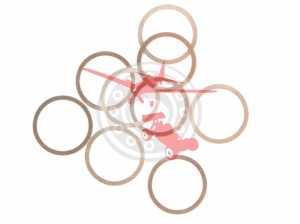 Washer 10x12x0.1mm Copper 10 Pcs. (HPI Z891)
