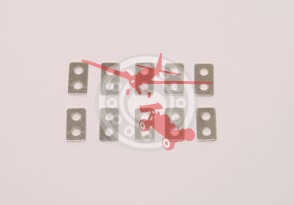 Wishbone Mount Shims 1 (0.6mm) Aluminium 10 Pcs. (COR 79729)
