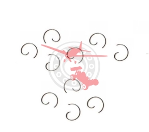 Piston Pin Clips 2.1CC (BOS 0120130)