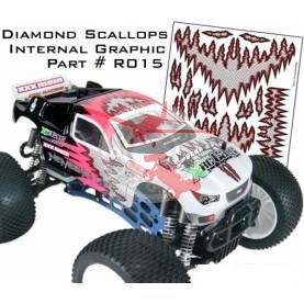 Лепенки за купе Diamond Scallops (XR015)