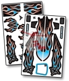 Ignite 1/8 Buggy Blue Stickers (XW007B)
