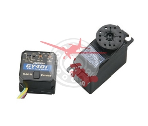 Жироскоп GY401 + серво машинка S9254 - Futaba