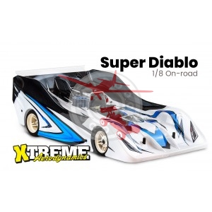  Clear Body 1/8 Super Diablo Light (XTR_MTB0414-10)